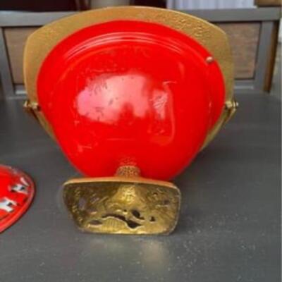 Brass decorative container