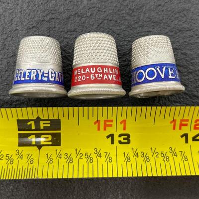 VINTAGE ADVERTISEMENT THIMBLE BUNDLE