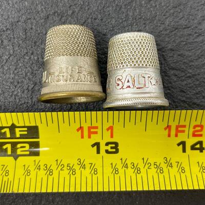 VINTAGE ADVERTISEMENT THIMBLE BUNDLE