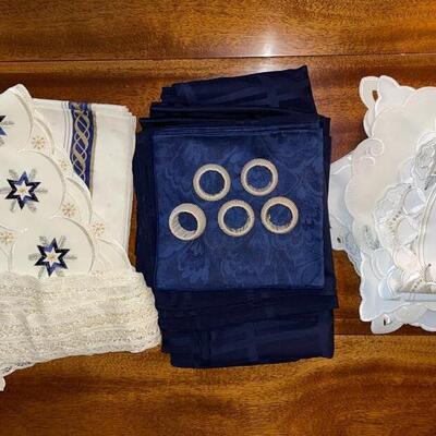 Lot of Holiday Tablecloths, etc.