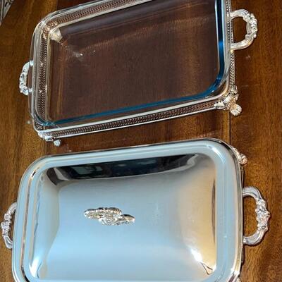 Large Lot of Silverplate Serving Dishes