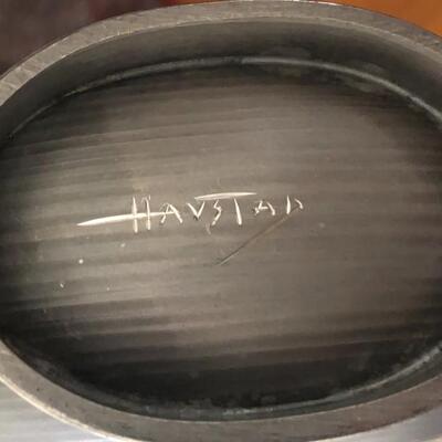 Art Deco Havstad Pewter Decanter and Cordial Cups