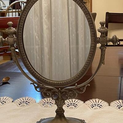 Pewter Mirror