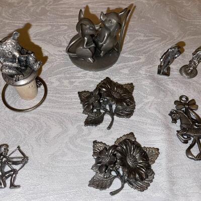 Lot of Pewter Figurines