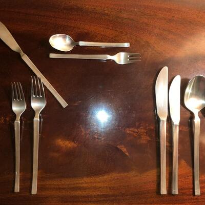 MCM Silver Plate Silverware Set