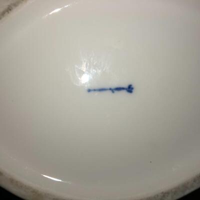 German Porcelain Lot with Blue Mark, 