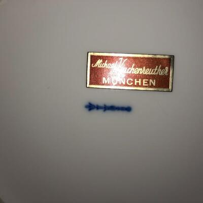 German Porcelain Lot with Blue Mark, 