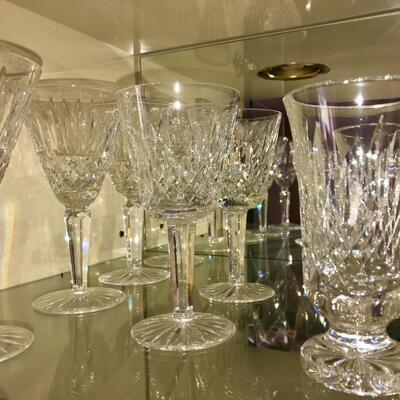 Lot of Cut Glass Drinkware