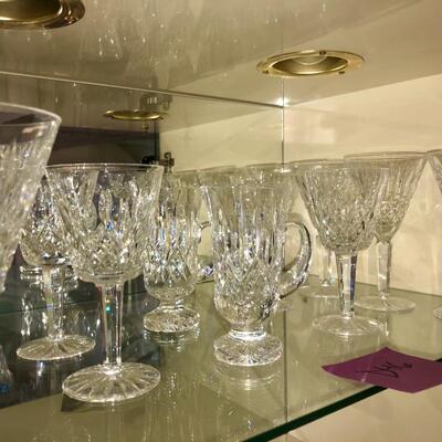 Lot of Cut Glass Drinkware