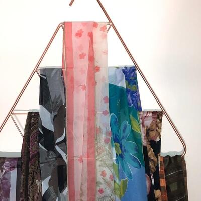 Sheer Floral Scarves Lot of 7