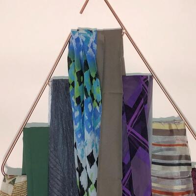 Fun Print Earthtone Scarves Lot of 8