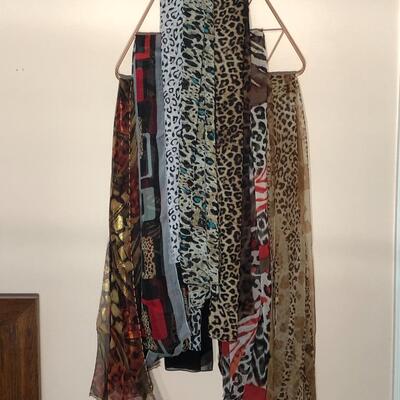 Animal Print Scarves Lot of 7