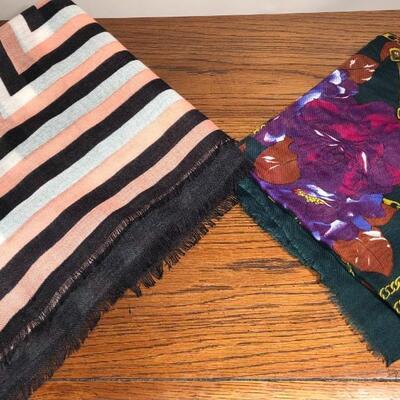 Square and Rectangular Shawls Lot of 4