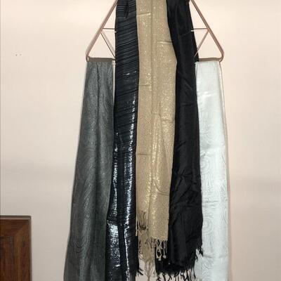 Dressy Winter Scarves Lot of 5