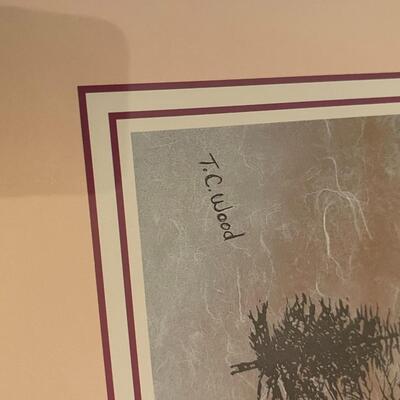 Modern Landscape Print Signed