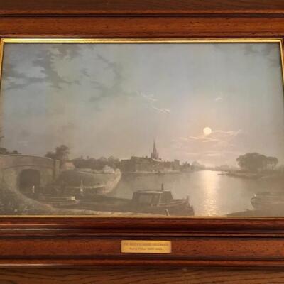Series of Two by Henry Pether in Heavy Wood Frames 