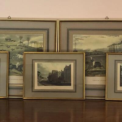 Five Landscape Framed Prints