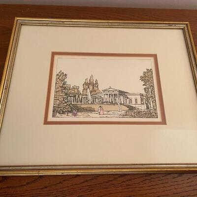 Three Historical Landscape Prints