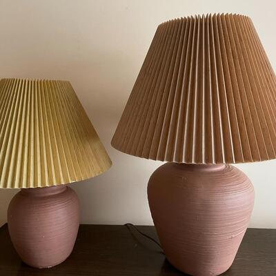 Two Matching Ceramic Lamps