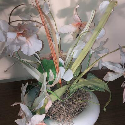 Two Floral in Ceramic Pots