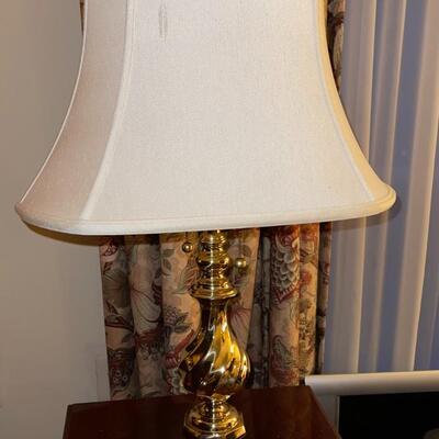 Tall Brass Table Lamp
