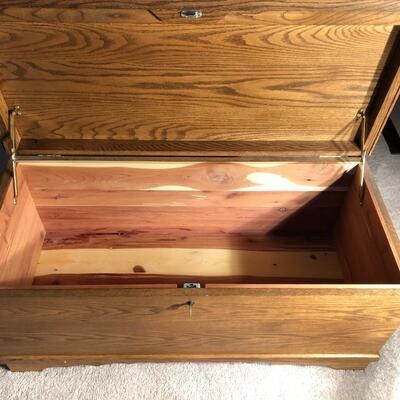 Cedar-Lined Chest with Wheels