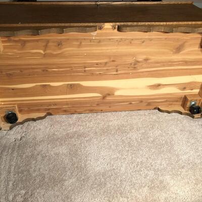 Cedar-Lined Chest with Wheels