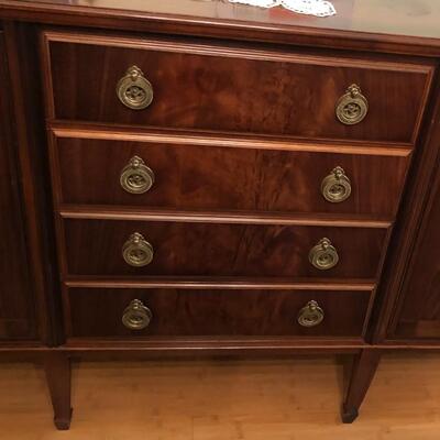 Vintage European China Cabinet and Sideboard