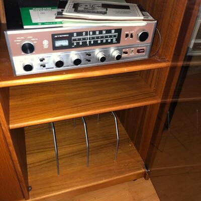 Stereo System with Reel to Reel in Large Cabinet