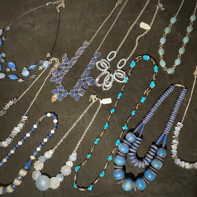 Hues of Blue Costume Jewelry 