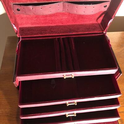 Jewelry Box with Necklace Hanger