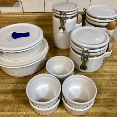 Corningware Containers and Rammakins 