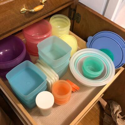MCM Colorful Tupperware Lot
