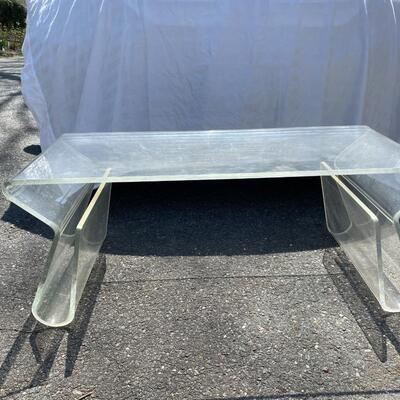 Lucite Coffee Table