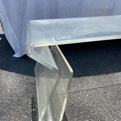 Lucite Coffee Table