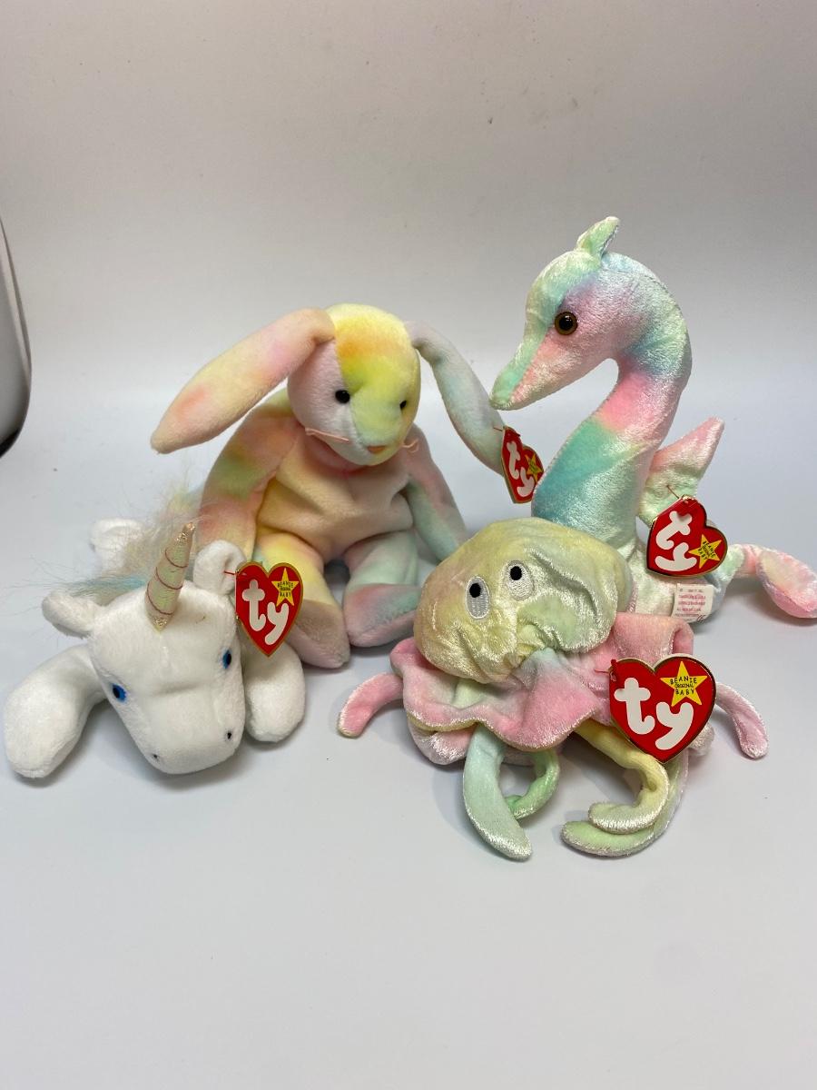 Rainbow TY Beanie Baby Plush Stuffed Animal Lot | EstateSales.org