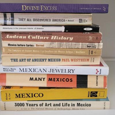 Lot 20: Books about Mexico