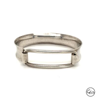 Vintage Arthur Nicholson 915 Silver Cuff Bracelet