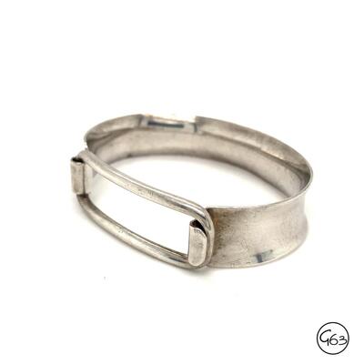 Vintage Arthur Nicholson 915 Silver Cuff Bracelet