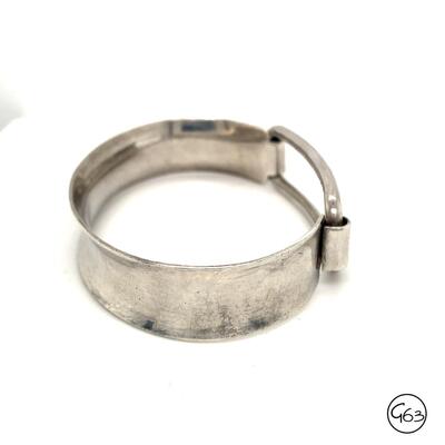 Vintage Arthur Nicholson 915 Silver Cuff Bracelet