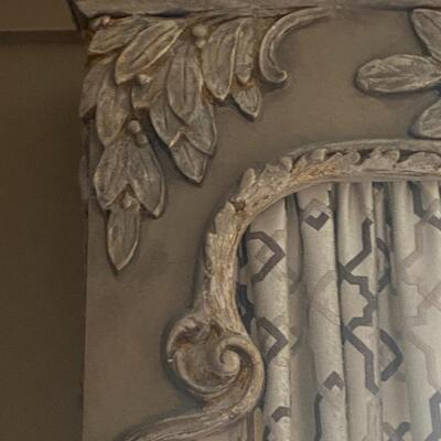 Antique Cornices w/ Custom Drapes