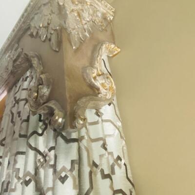 Antique Cornices w/ Custom Drapes