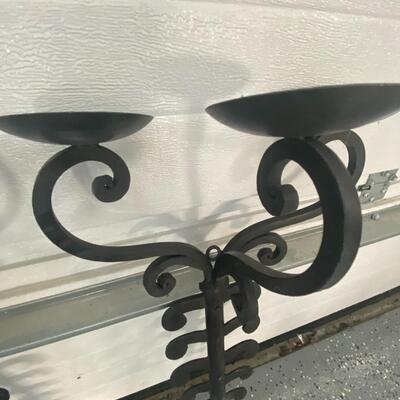 Iron Wall Candleholders
