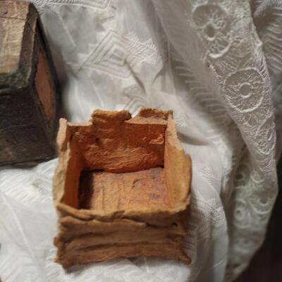 Lot of 4 Clay Sculptures