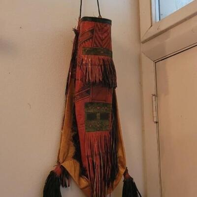 Lot 96: Vintage Tuareg Handpainted Bag