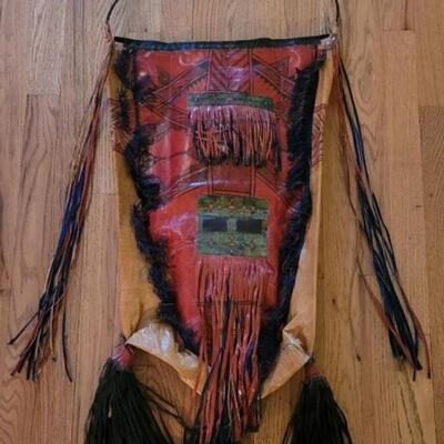 Lot 96: Vintage Tuareg Handpainted Bag