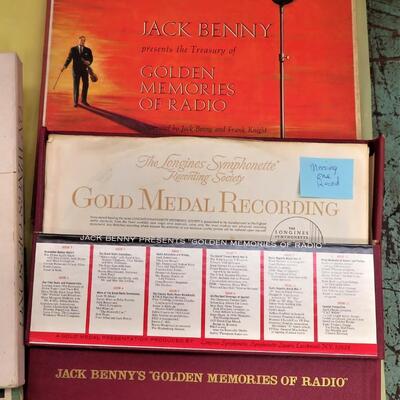 Vintage JACK BERRY Golden RADIO LP Record Collection, Dining Music & On Wings of Song Album LOT
