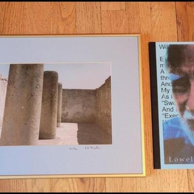 Lot 114: Original Photograph & Book of Poetry by LOWELL DEAN. BAXTER