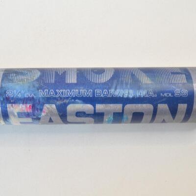 Easton Ultra Light Smoke Official Softball Bat- Mdl. S3, 34â€, 28 Oz. 2 1/4â€ Dia.