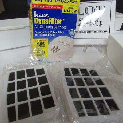 Night Lights, Trays, Unused Vicks Cool Mist Filters